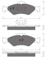 BKN 905009 - Pastillas de Freno