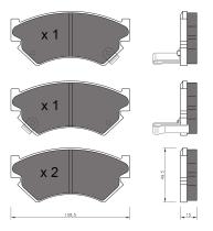 BKN 905146 - Pastillas de Freno