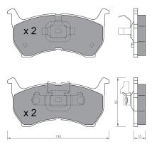 BKN 905243 - Pastillas de Freno