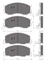 BKN 905573 - Pastillas de Freno