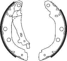 BKN 3711 - Zapatas de freno