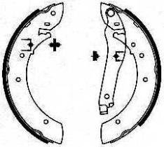 BKN 1172 - Zapatas de freno