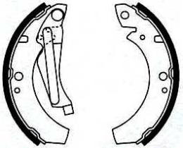 BKN 1173 - Zapatas de freno