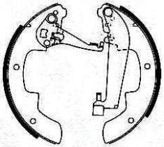 BKN 1180 - Zapatas de freno