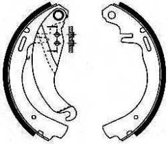 BKN 1196 - Zapatas de freno