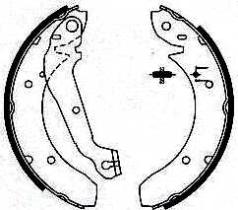 BKN 1216 - Zapatas de freno