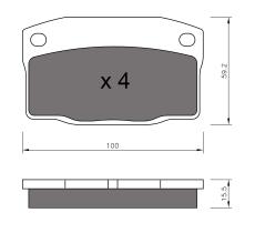 BKN 901053 - Pastillas de Freno