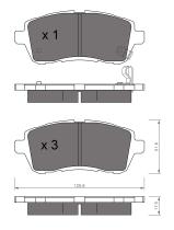 BKN 901054 - Pastillas de Freno