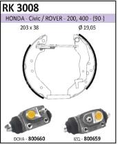 BKN RK3008 - Kit de freno premontado