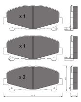 BKN 906114 - Pastillas de Freno