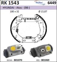 BKN RK1543 - Kit de freno premontado