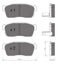 BKN 905401 - Pastillas de Freno