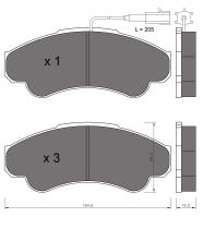 BKN 905387 - Pastillas de Freno