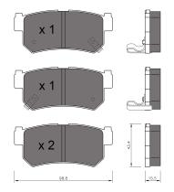 BKN 905609 - Pastillas de Freno