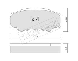 BKN 905388 - Pastillas de Freno