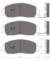 BKN 905396 - Pastillas de Freno