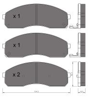 BKN 905371 - Pastillas de Freno