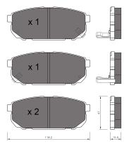 BKN 905606 - Pastillas de Freno