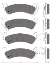 BKN 905614 - Pastillas de Freno