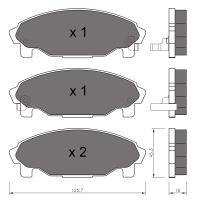 BKN 905382 - Pastillas de Freno