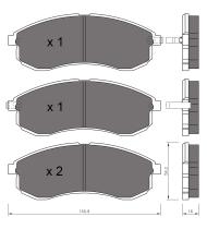 BKN 905582 - Pastillas de Freno