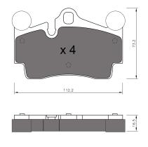 BKN 901355 - Pastillas de Freno