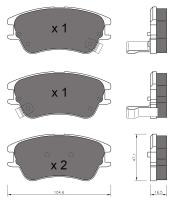 BKN 905593 - Pastillas de Freno