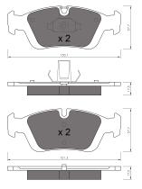 BKN 905529 - Pastillas de Freno