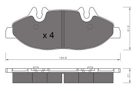 BKN 905660 - Pastillas de Freno