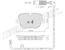 BKN 915278 - Pastillas de Freno