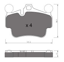 BKN 906144 - Pastillas de Freno