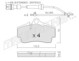 BKN 915299 - Pastillas de Freno