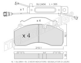 BKN 915301 - Pastillas de Freno