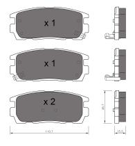 BKN 901185 - Pastillas de Freno