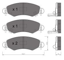 BKN 901184 - Pastillas de Freno