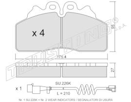 BKN 915286 - Pastillas de Freno