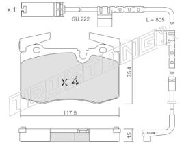 BKN 915285 - Pastillas de Freno