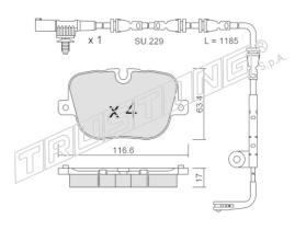 BKN 915281 - Pastillas de Freno