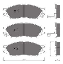 BKN 901171 - Pastillas de Freno