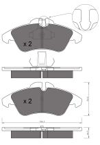 BKN 900533 - Pastillas de Freno