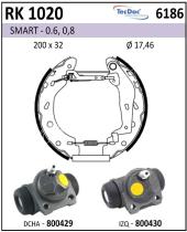 BKN RK1020 - Kit de freno premontado