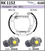 BKN RK1152 - Kit de freno premontado