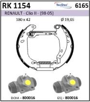 BKN RK1154 - Kit de freno premontado