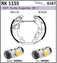 BKN RK1155 - Kit de freno premontado