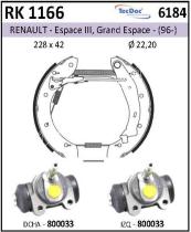 BKN RK1166 - Kit de freno premontado