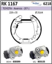 BKN RK1167 - Kit de freno premontado