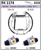 BKN RK1174 - Kit de freno premontado