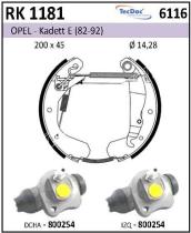 BKN RK1181 - Kit de freno premontado