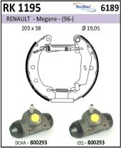 BKN RK1195 - Kit de freno premontado