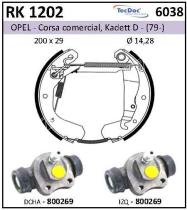 BKN RK1202 - Kit de freno premontado